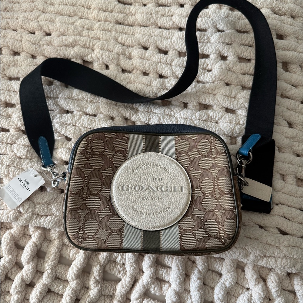 Coach Brown and Black Crossbody Bag